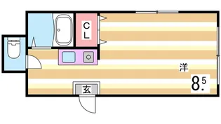 スプリングハイツ国香【2階】の間取り