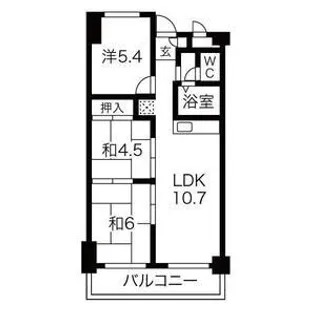 メゾン三田赤坂【2階】の間取り