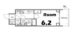 GENOVIA神戸湊川公園【14階】の間取り