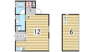 パロス山本通り【1階】の間取り