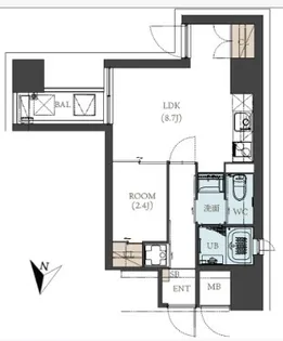 ネクストステージ神戸元町【10階】の間取り