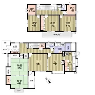 兵庫県神戸市北区北五葉1丁目【一戸建】の間取り