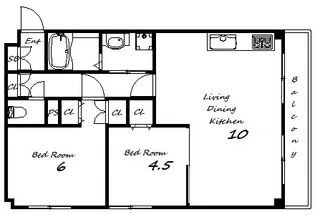 メゾン下沢【3階】の間取り