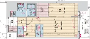 ソルテラス神戸栄町通【12階】の間取り