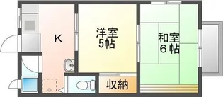 ハイツあこや【2階】の間取り