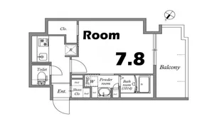 GENOVIA神戸湊川公園【9階】の間取り