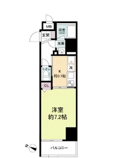 アプリーレ三宮イースト【11階】の間取り