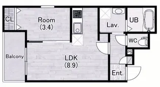 ジーメゾン垂水オアシエ【2階】の間取り