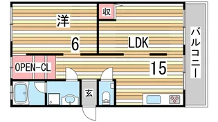 エード白川【2階】の間取り