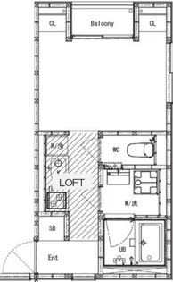 神戸甲南山手アパートメント【2階】の間取り
