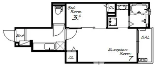 Berusionnyamate【1階】の間取り