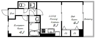 プラネットハイツKOBE【3階】の間取り