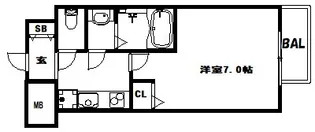 AILE岡場III【2階】の間取り