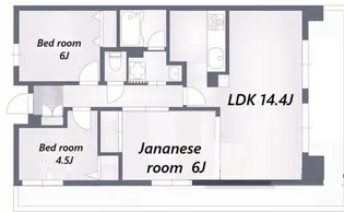 アプリーレ垂水【4階】の間取り