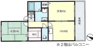 カーサビアンカ【1階】の間取り