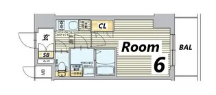 レオンコンフォート神戸駅前【15階】の間取り