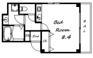 NTB-3【6階】の間取り