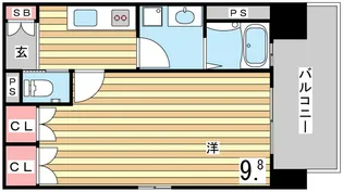 アルファレガロ神戸ウエスト【7階】の間取り