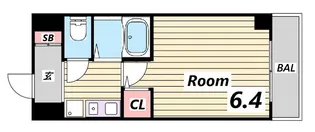 ワコーレ新神戸ステージ【7階】の間取り