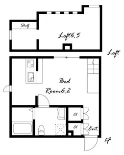 プリマ神戸北【2階】の間取り