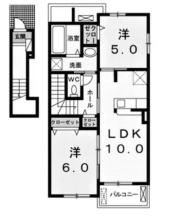 グランディオーズ オナダ【2階】の間取り