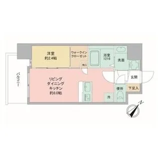 セレニテ神戸西エクラ【9階】の間取り