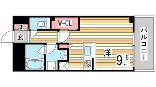 アーバネックスみなと元町【7階】の間取り