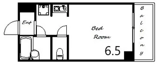 ハイツ湊川【8階】の間取り