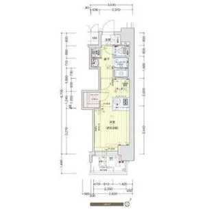 プレサンスKOBEグレンツ【2階】の間取り