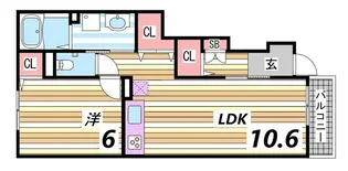 コリーヌ・ラ・メゾン【1階】の間取り