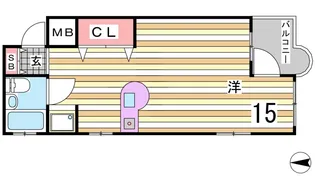 プリマベーラ神戸【5階】の間取り