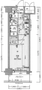 エスプレイス神戸グレース【2階】の間取り