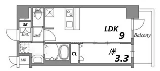 アドバンス神戸パーチェ【2階】の間取り