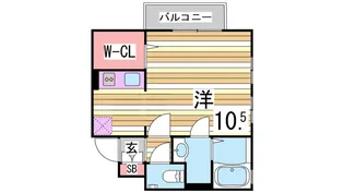 エストドミール【1階】の間取り