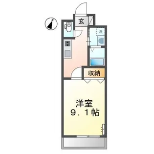 La forte Taoji【1階】の間取り