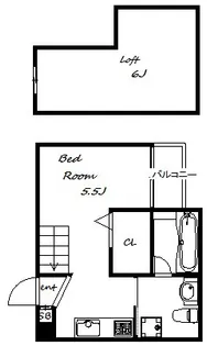 CUBE【2階】の間取り