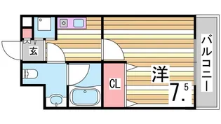 Forever Hill VII【2階】の間取り