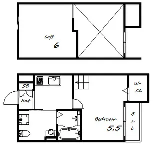 Maison De Istiklal【1階】の間取り