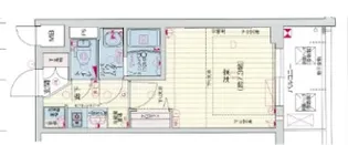 プレサンスTHE神戸【6階】の間取り