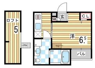 Midway hill板宿sta【1階】の間取り