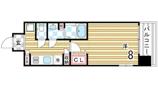 W-STYLE神戸II【6階】の間取り