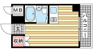 リオーラ神戸【4階】の間取り
