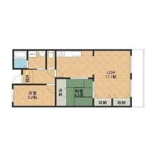 メゾンサステック【2階】の間取り