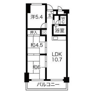 メゾン三田赤坂【5階】の間取り