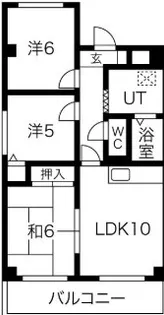 コート宮北【1階】の間取り