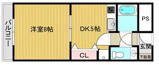 メゾン中町【7階】の間取り