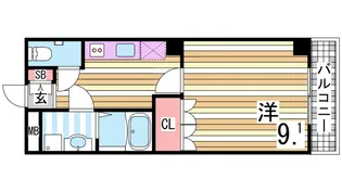 アンジェリック【3階】の間取り