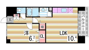 リバーサイドレジデンス【2階】の間取り