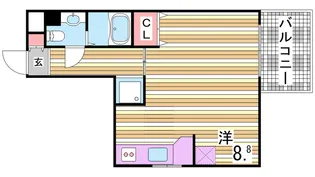 グローリア若葉台【2階】の間取り