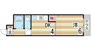 VILLA HIRANO【2階】の間取り